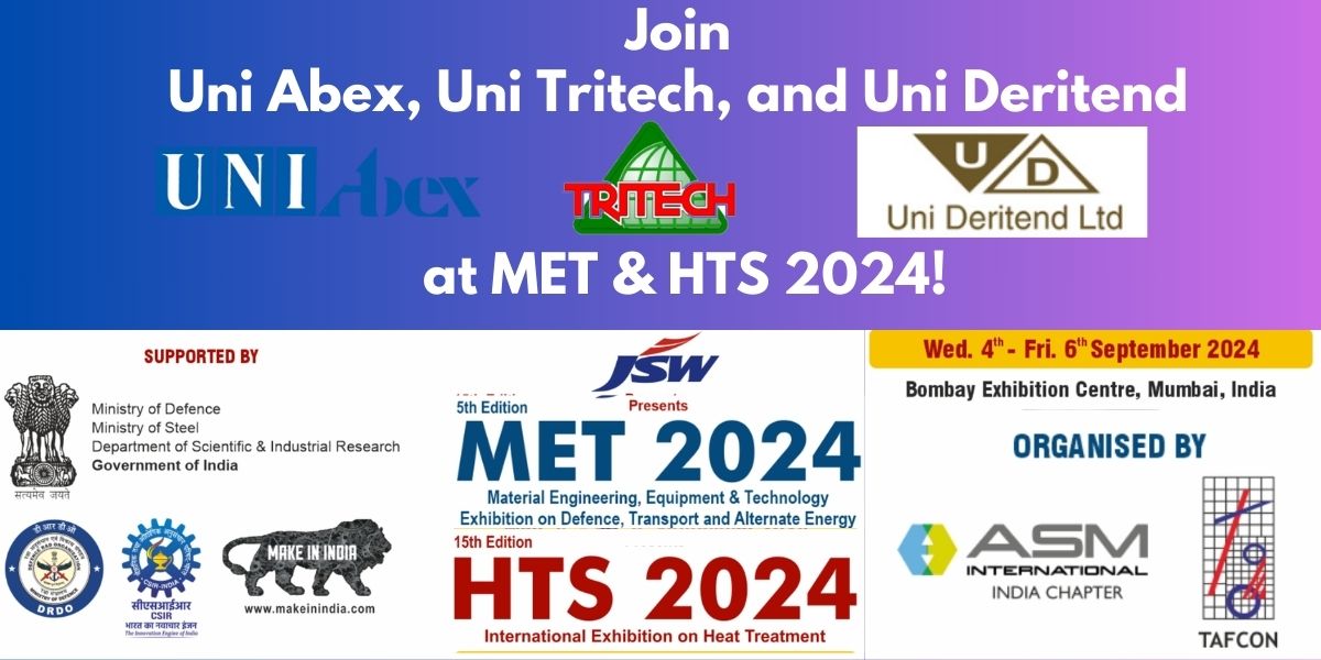 NETELWALA GROUP showcasing at MET and HTS 2024, featuring Uni Abex Alloy Products and their advanced casting solutions.